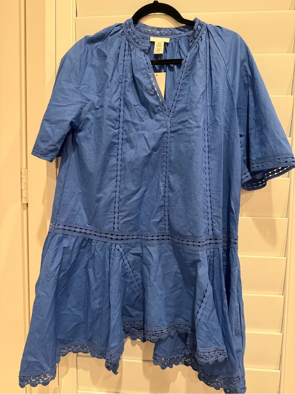 Blue NWT Eyelet Dress